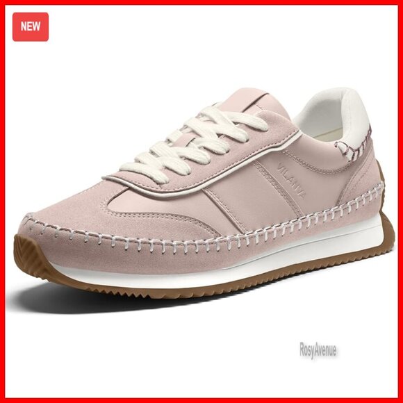 Women\'s Fashion Sneakers with Non-Slip Rubber Sole, Cushioned Insole, Retro